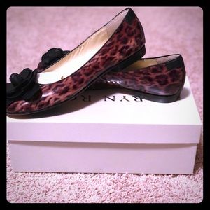 Taryn Rose Animal Print Bella Flat New in Box 8.5